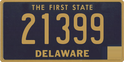 DE license plate 21399