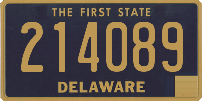 DE license plate 214089