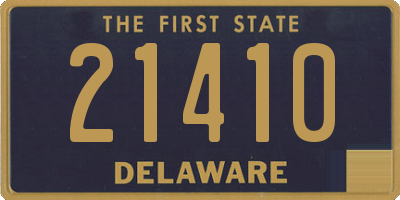 DE license plate 21410