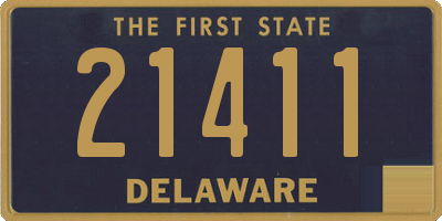 DE license plate 21411