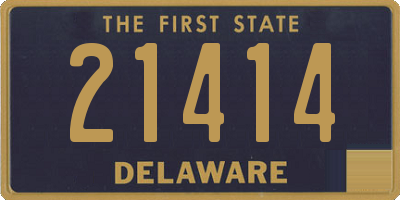 DE license plate 21414