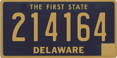 DE license plate 214164