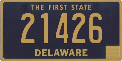 DE license plate 21426