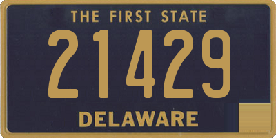 DE license plate 21429