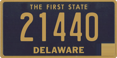 DE license plate 21440