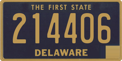 DE license plate 214406