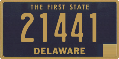 DE license plate 21441