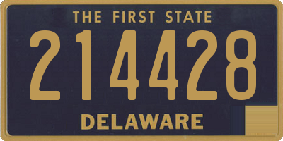 DE license plate 214428