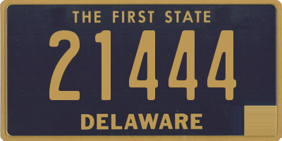 DE license plate 21444