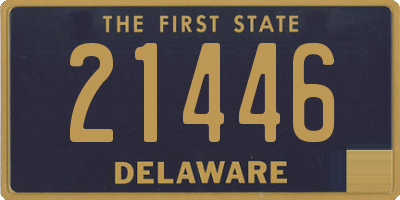 DE license plate 21446