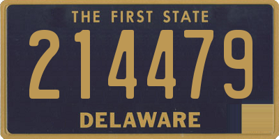 DE license plate 214479