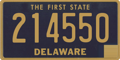 DE license plate 214550