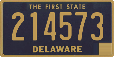 DE license plate 214573