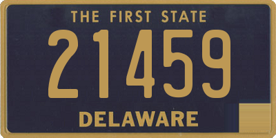 DE license plate 21459