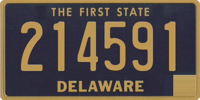 DE license plate 214591