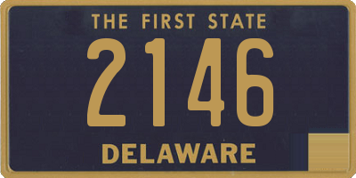 DE license plate 2146