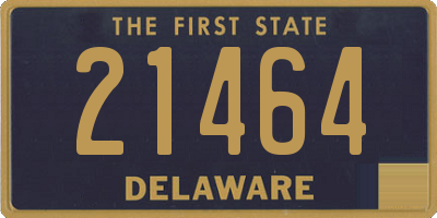 DE license plate 21464