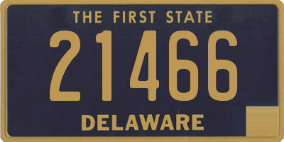 DE license plate 21466