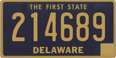 DE license plate 214689