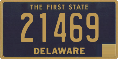 DE license plate 21469