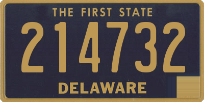 DE license plate 214732