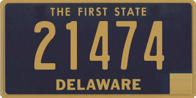 DE license plate 21474