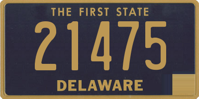 DE license plate 21475