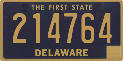 DE license plate 214764
