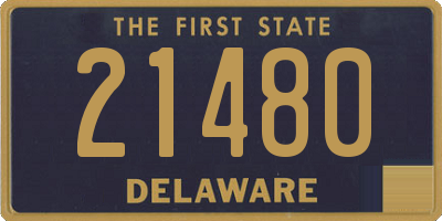 DE license plate 21480