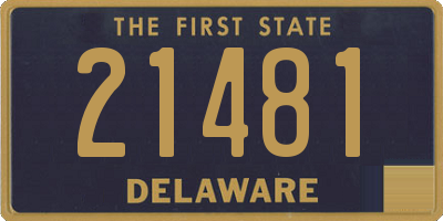 DE license plate 21481