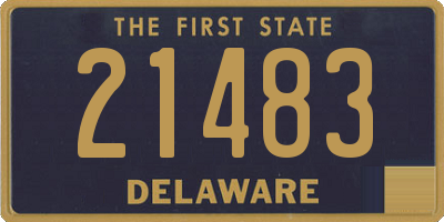 DE license plate 21483