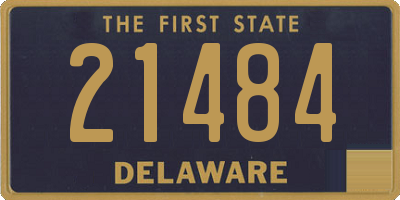 DE license plate 21484