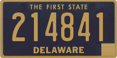 DE license plate 214841