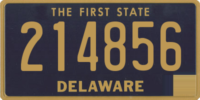 DE license plate 214856