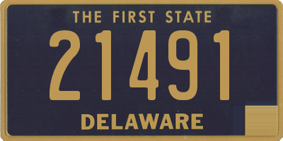 DE license plate 21491