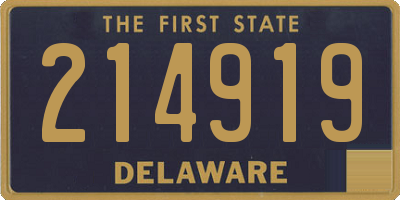 DE license plate 214919