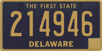 DE license plate 214946