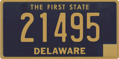 DE license plate 21495