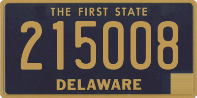 DE license plate 215008