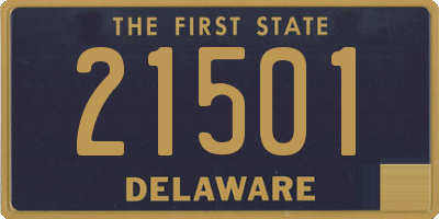 DE license plate 21501