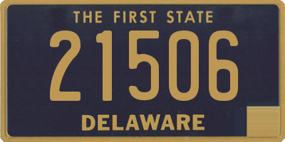 DE license plate 21506