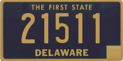 DE license plate 21511