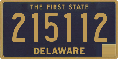 DE license plate 215112