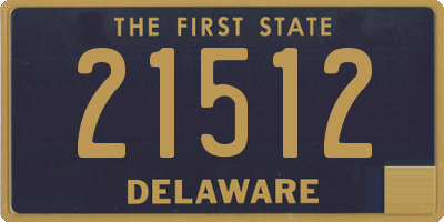 DE license plate 21512