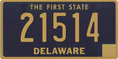 DE license plate 21514