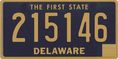 DE license plate 215146