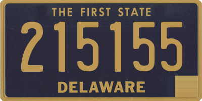 DE license plate 215155