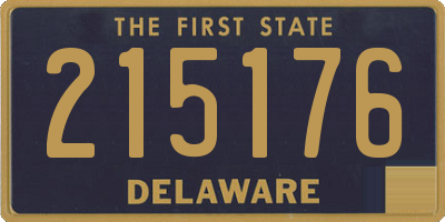DE license plate 215176