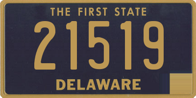 DE license plate 21519