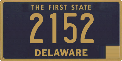 DE license plate 2152